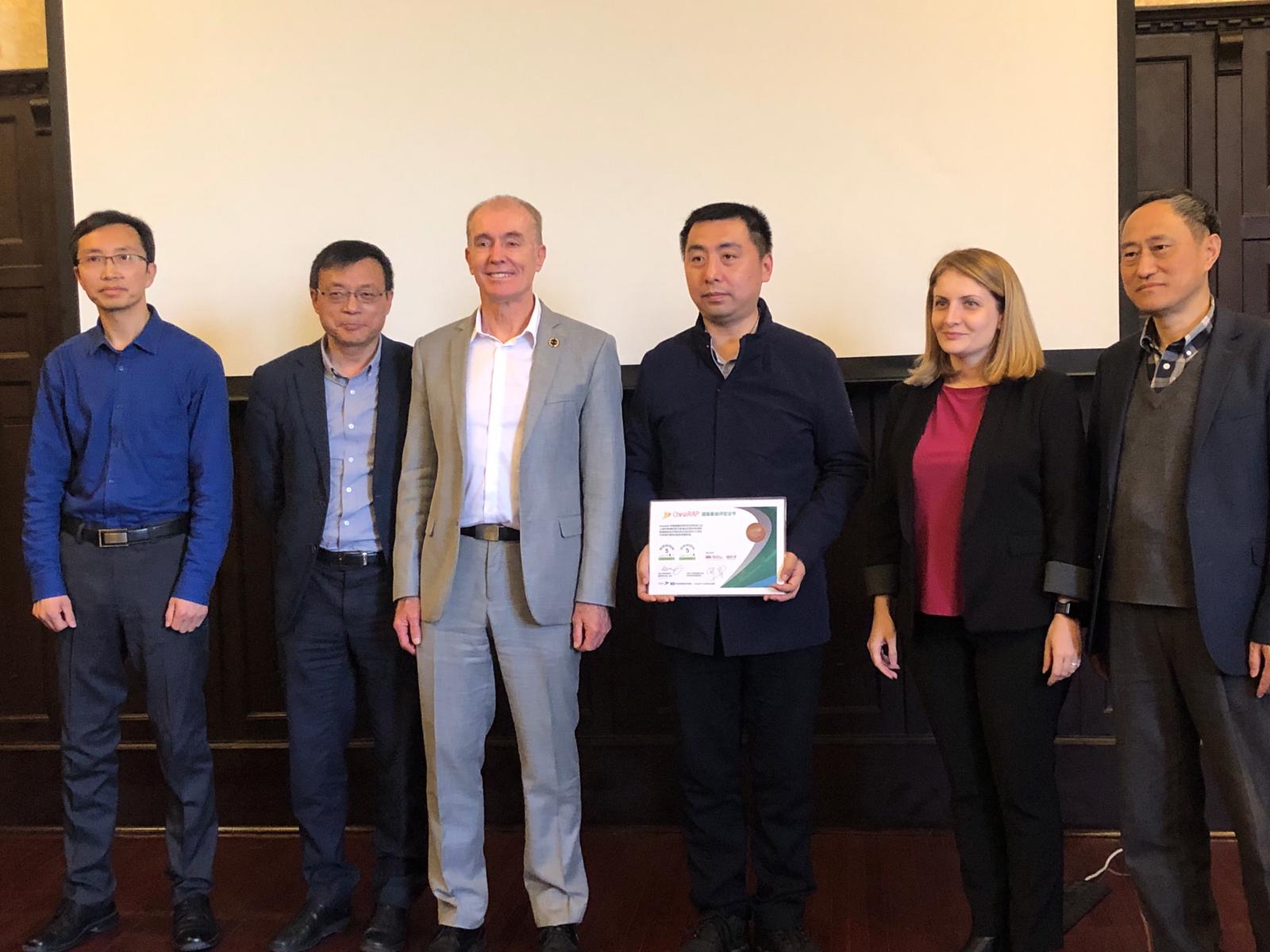 Yangpu District Transport Commission (China) achieves a 5 Star Rating for bicyclists and pedestrians