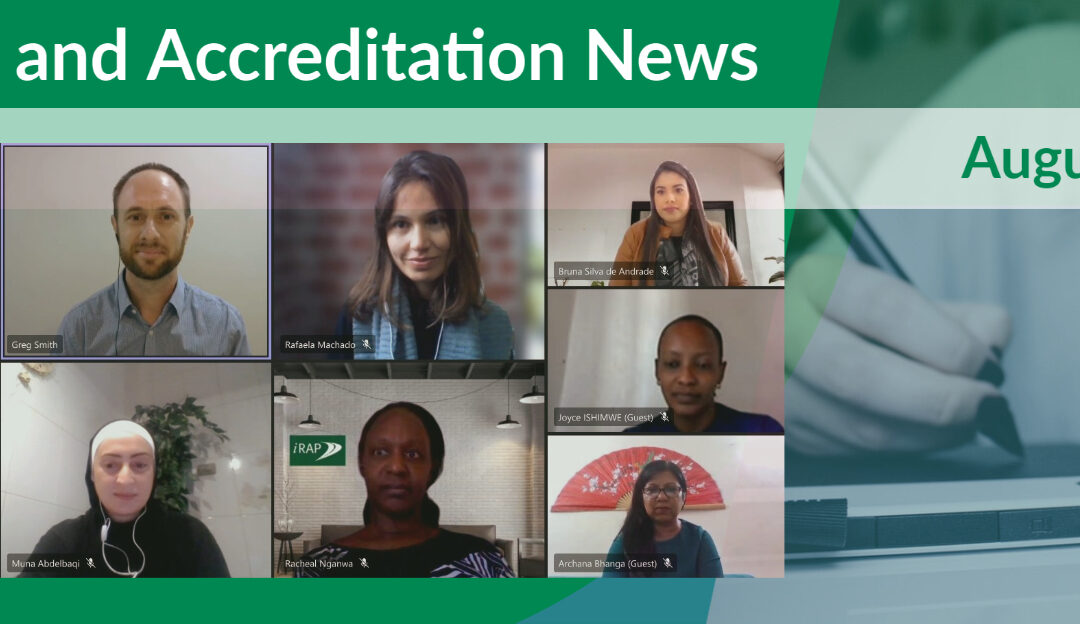 NEW Training & Accreditation Newsletter – August 2021 Edition