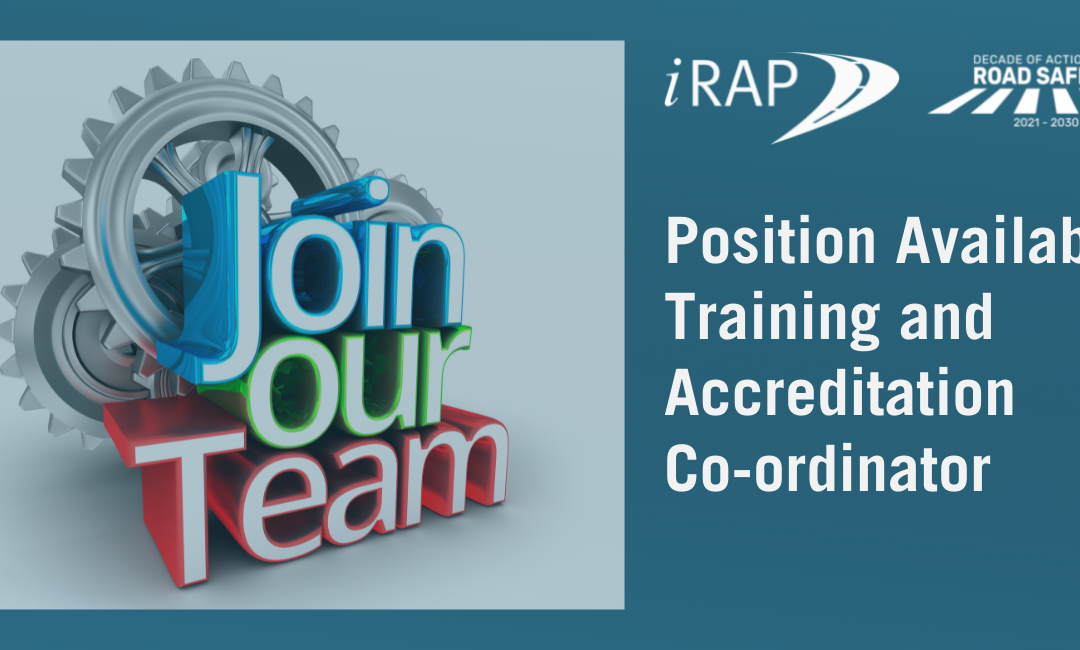Position available: Training and Accreditation Co-ordinator