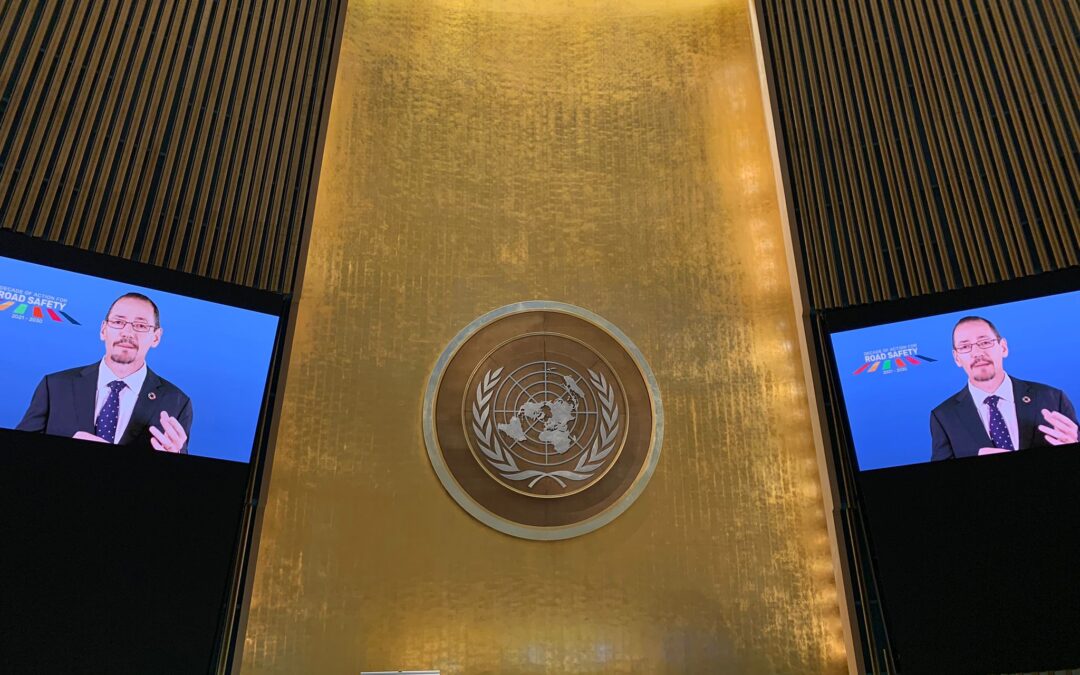 iRAP CEO presents on the role of civil society and youth at the UN High-Level meeting on Road Safety supporting event in New York