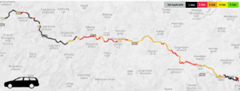 SR Vehicles Niagdhunga to Mjugling via Naubise 1024 WP