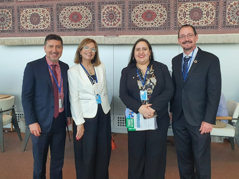 820 Rob and Julio meeting with Maria del Carmen Gonzalez ANSV and Martha Barrios NRSO Paraguay