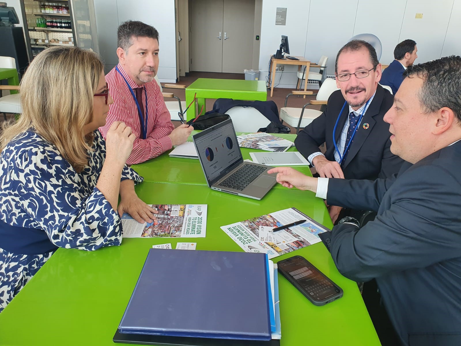 Rob and Julio meeting with Dominican Minister
