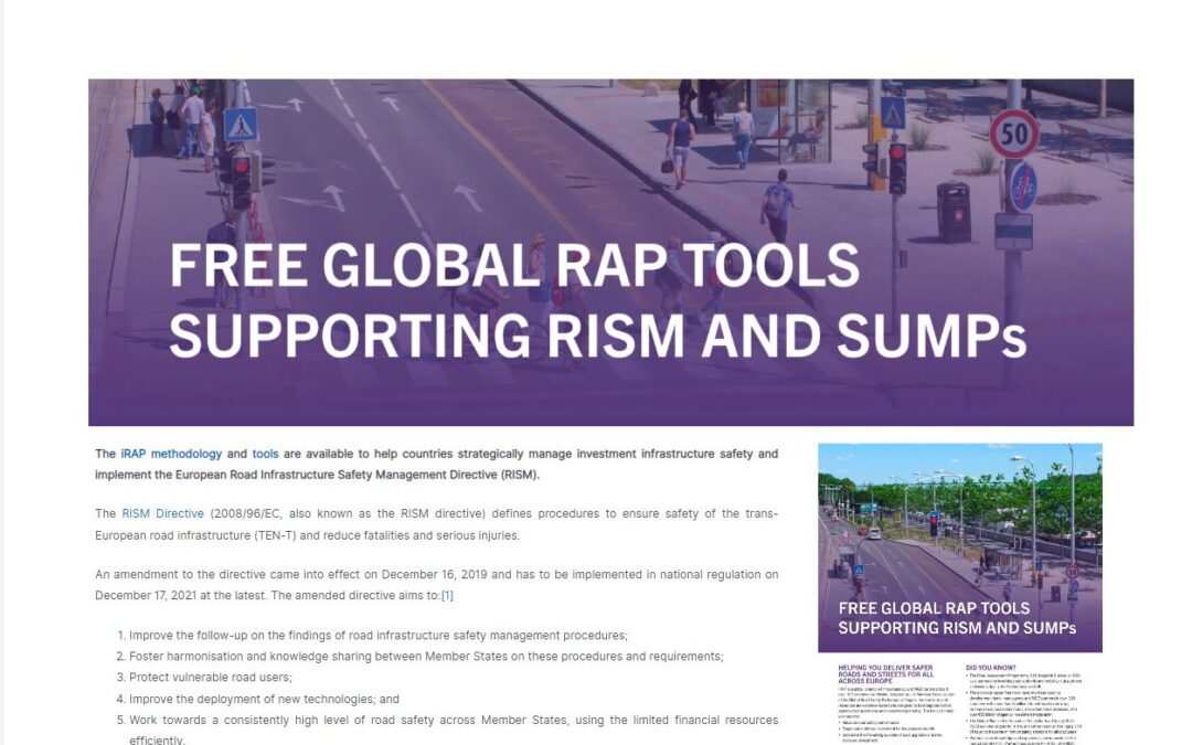 iRAP welcomes new EU-wide guidelines to assess safety of road infrastructure