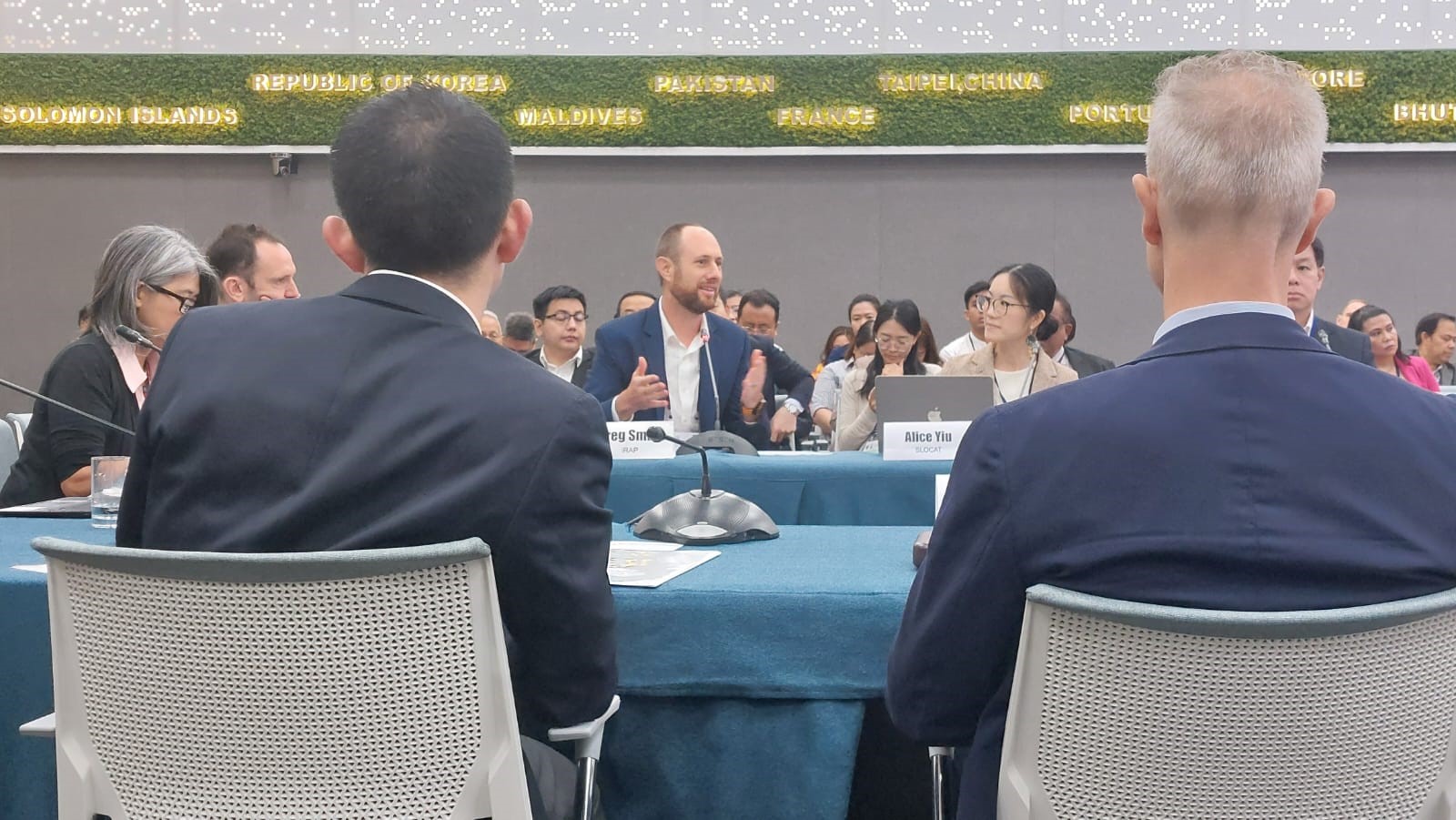 ADB Tranpt Forum_Greg speaking in donor round table 1