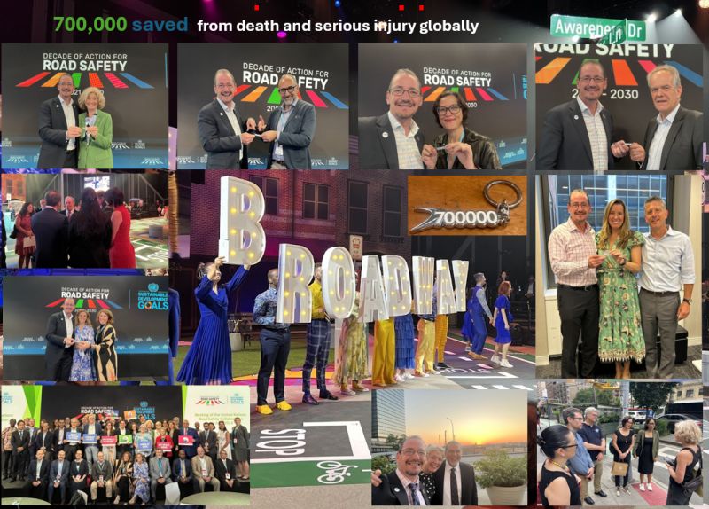 Celebrating 700,000 lives and serious injuries saved with partners in New York and Washington