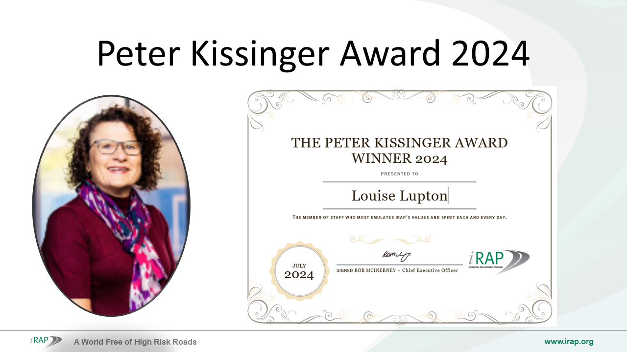 Peter Kissinger Award 2024 Lou