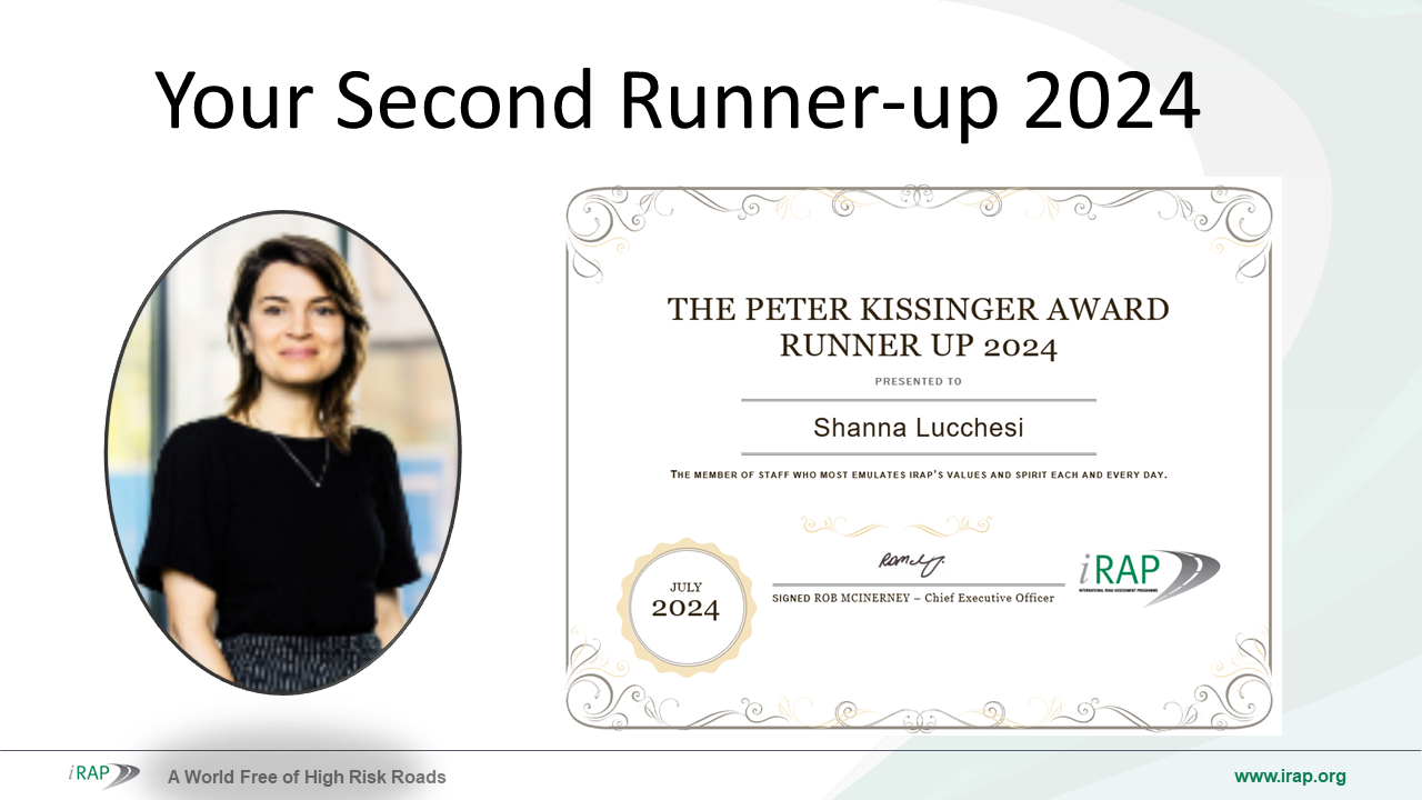 Peter Kissinger Award 2024 Shanna