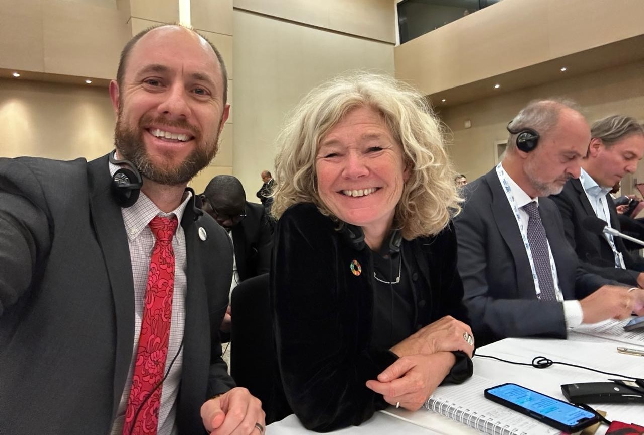 Greg and Lotte in Ministerial