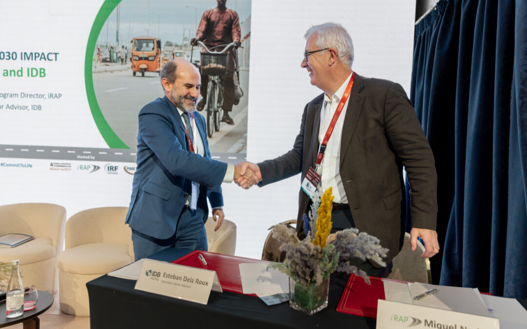 IDB and iRAP extend partnership to improve road safety in Latin America and the Caribbean