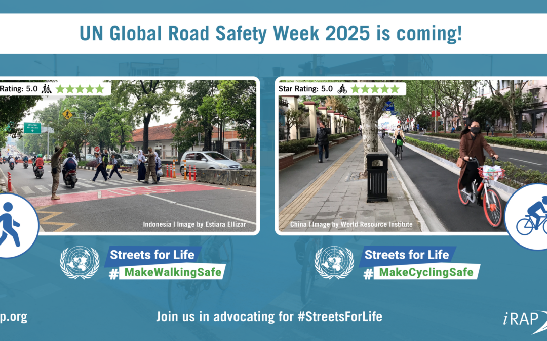 iRAP advocates for pedestrian and cyclist safety in support of UNGRSW