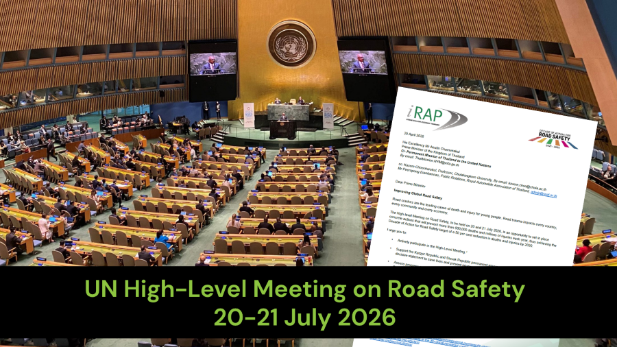 iRAP Letter Campaign to Heads of State and Governments Ahead of the UN High-level Meeting for Road Safety